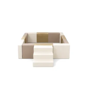 Neutral square Soft Play Ball Pit with Steps – view 3