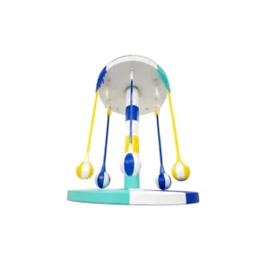 Blue & Aqua palm Tree Soft Play Carousel – view 6