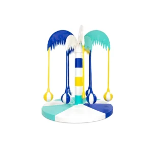Blue & Aqua palm Tree Soft Play Carousel – view 4