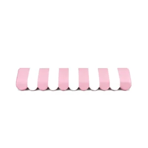 Pink Stripe & Pastel Stripe scalloped Awning Soft Play Tunnel – view 2