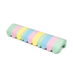 Pink Stripe & Pastel Stripe scalloped Awning Soft Play Tunnel – view 3