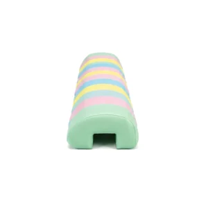Pink Stripe & Pastel Stripe scalloped Awning Soft Play Tunnel – view 6