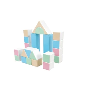 Pastel Blue & Mint castle Soft Play Block Set – view 5