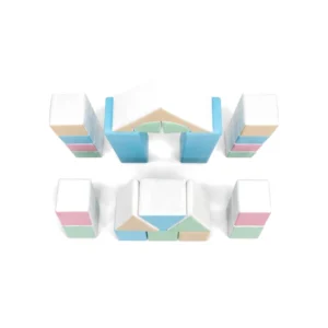 Pastel Blue & Mint castle Soft Play Block Set – view 6