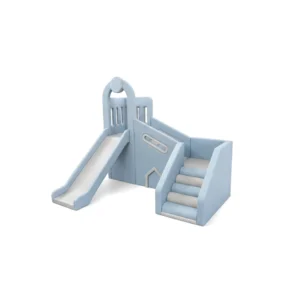 Dusty Blue castle Soft Play Slide Climber – view 3