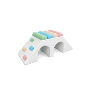Pastel double Tunnel Soft Play Climber – view 2