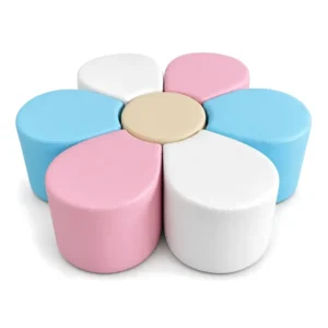 Pastel flower Soft Play Seating – view 3