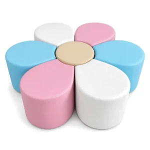 Pastel flower Soft Play Seating