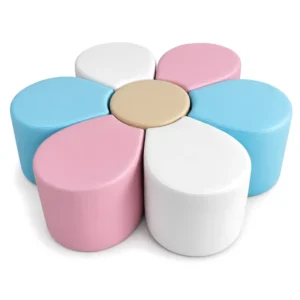 Pastel flower Soft Play Seating – view 4