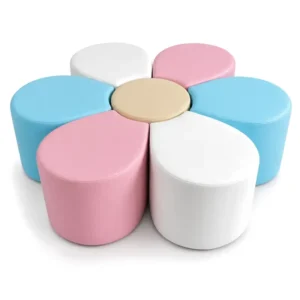 Pastel flower Soft Play Seating – view 5