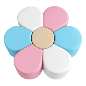Pastel flower Soft Play Seating – view 6