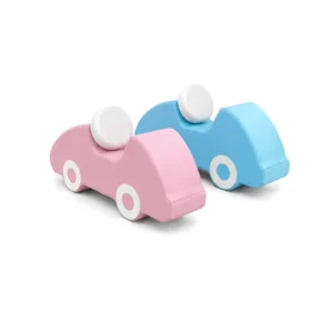 Pastel Pink & Blue soft Play Foam Car – view 4