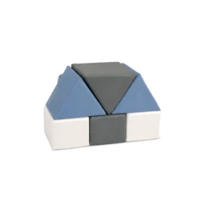 Blue & Grey castle Soft Play Block Set – view 2