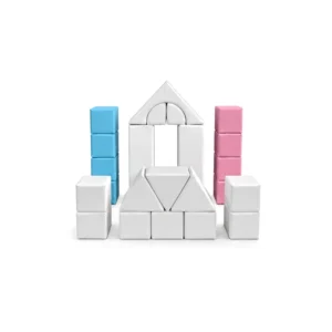Pastel castle Soft Play Block Set – view 3