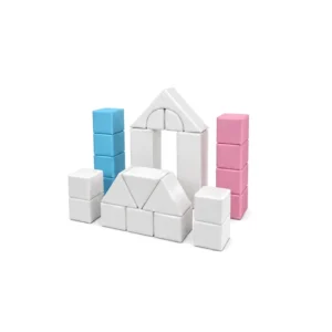 Pastel castle Soft Play Block Set – view 2