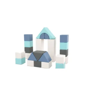 Blue & Grey castle Soft Play Block Set – view 4