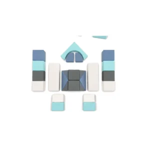 Blue & Grey castle Soft Play Block Set – view 6