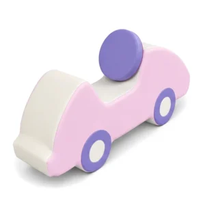Pink & Lilac two-Tone Soft Play Foam Car – view 3