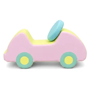 Pink, Yellow & Mint two-Tone Soft Play Foam Car – view 2