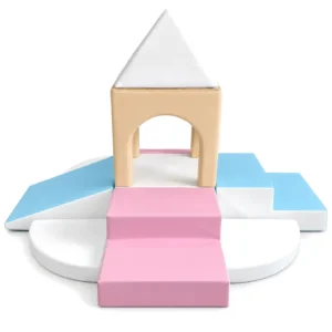 Pastel castle Tower Soft Play Climber – view 3