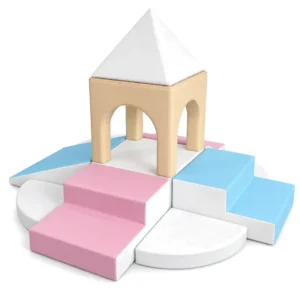 Pastel castle Tower Soft Play Climber