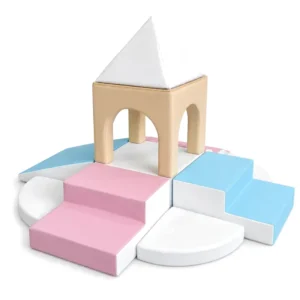 Pastel castle Tower Soft Play Climber – view 2
