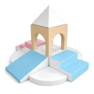 Pastel castle Tower Soft Play Climber – view 4