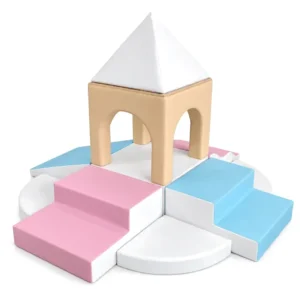 Pastel castle Tower Soft Play Climber – view 5