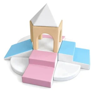 Pastel castle Tower Soft Play Climber – view 6