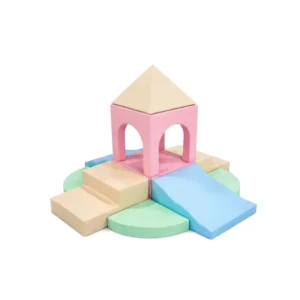 Pink & Mint castle Tower Soft Play Climber – view 2