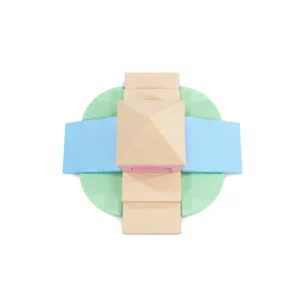 Pink & Mint castle Tower Soft Play Climber – view 6