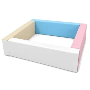 Pastel large Square Soft Play Ball Pit – view 2