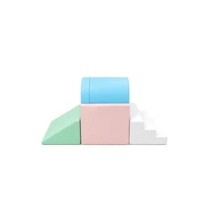 Pastel tunnel Soft Play Climber – view 3