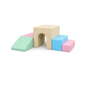 Pastel tunnel Bridge Soft Play Climber