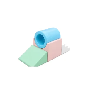 Pastel tunnel Soft Play Climber – view 2