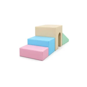 Pastel tunnel Bridge Soft Play Climber – view 5