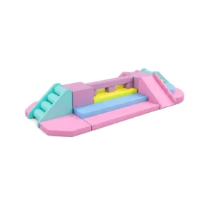 Pastel soft Play Climbing Playset