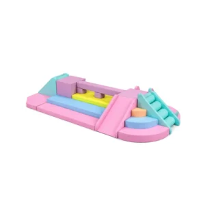 Pastel soft Play Climbing Playset – view 2