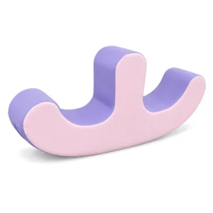 Pink & Lilac double-Seat Soft Play Rocker – view 2