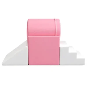 Pink & White tunnel Soft Play Climber – view 3