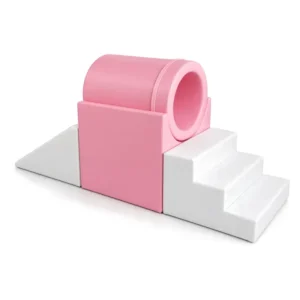 Pink & White tunnel Soft Play Climber – view 5
