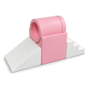 Pink & White tunnel Soft Play Climber – view 6