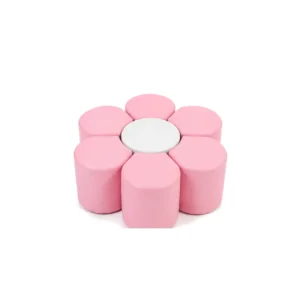 Pink with White Center flower Soft Play Seating – view 4