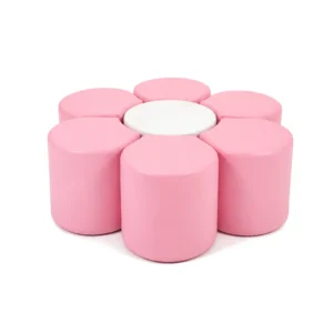 Pink with White Center flower Soft Play Seating