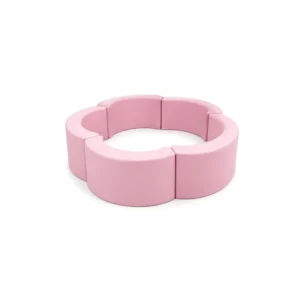 Pink flower Soft Play Ball Pit with Steps – view 4