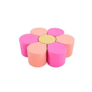 Hot Pink & Peach flower Soft Play Seating