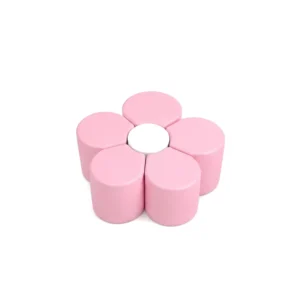 Pink & White five-Petal Flower Soft Play Seating