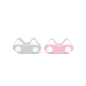 Pink & Grey cartoon Car Soft Play Rocker – view 5