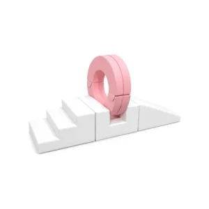 Pink & White ring Soft Play Climber