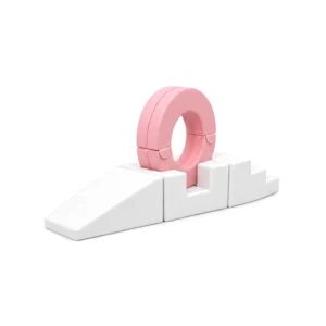 Pink & White ring Soft Play Climber – view 2